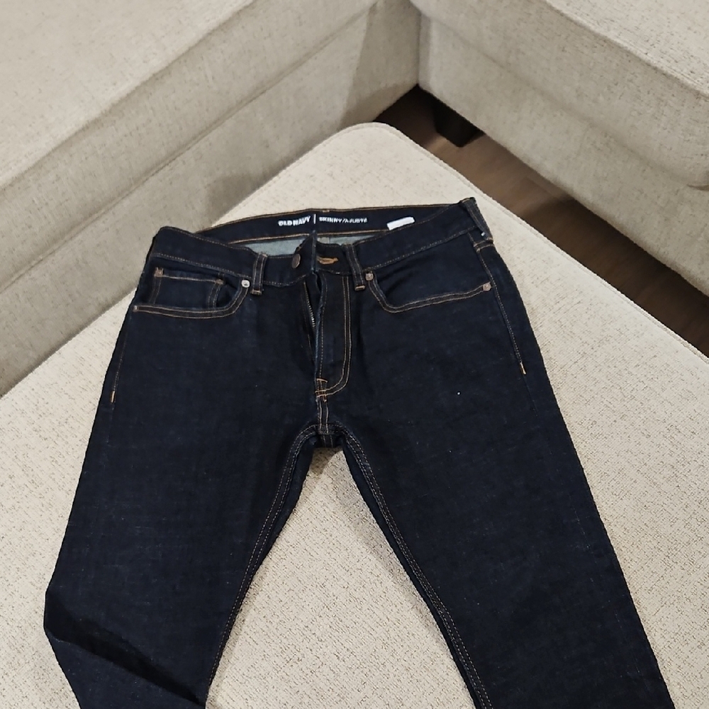 Old Navy Men's Dark Blue Skinny Jeans